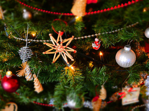 Christmas tree with decorations