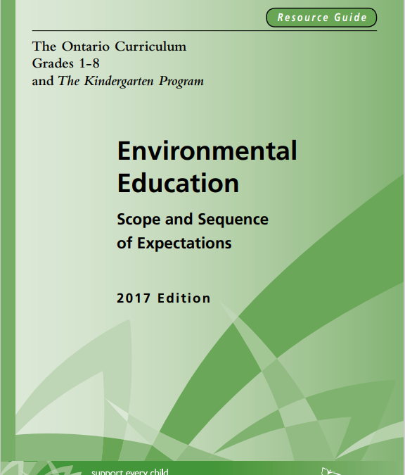 Ontario Curriculum Environmental Education (2017)