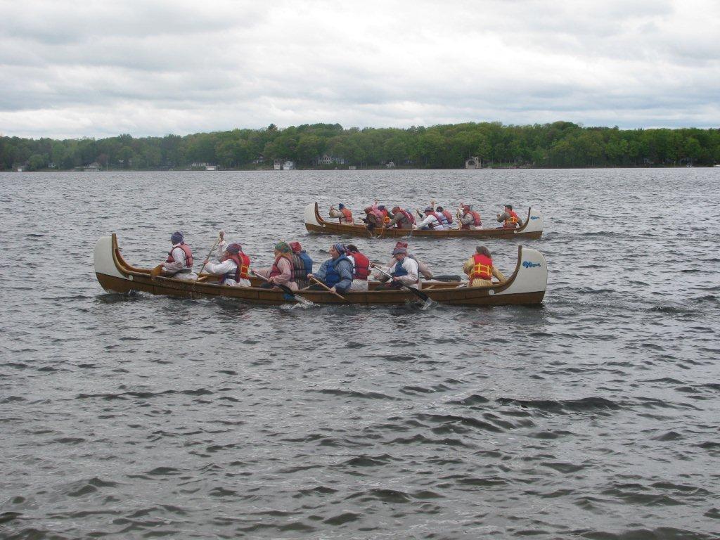 voyageur canoeing