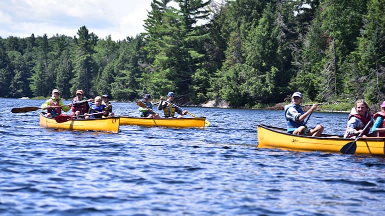 algonquin canoe adventure